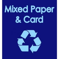 Mixed Paper And Card Recycling Sack designed to fit most racking