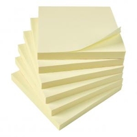 Office Extra Sticky Re-Move Notes Pad of 90 Sheets 76x76mm Yellow Pack