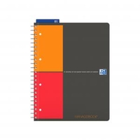 Oxford Int Mngrs Bk Poly Wbnd 80gsm Smart Ruled Perf Punched 4 Holes