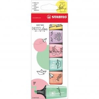Pastellove Hlighters Astd Pack of 6