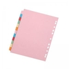 Q-Connect 12-Part Subject Divider Multi-Punched A4 Pack of 20 KF01515Q