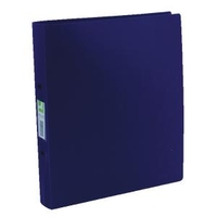 Q-Connect 2 Ring Binder A4 Polypropylene Opaque Frosted Blue KF02095