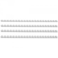 Q-Connect Binding Comb 6mm White Pk 100 KF24017