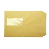 Q-Connect C5 Envelopes Window Pocket Peel and Seal 115gsm Manilla Pack
