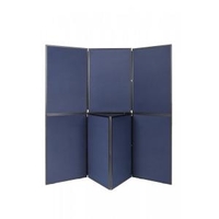 Q-Connect Display Board 7 Panel BlueGrey DSP330517
