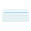 Q-Connect DL Envelopes Plain Wallet Peel and Seal 100gsm White Pack of
