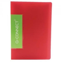 Q-Connect Photo Album 60 Pockets Red KF02761