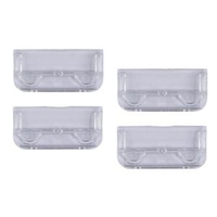 Rexel Crystalfile Classic Plastic Tabs for Suspension File Clear Ref