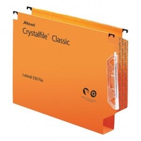 Rexel Crystalfile Extra Lateral File Polypropylene 30mm Wide-base