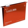 Rexel Crystalfile Extra Suspension File Polypropylene 15mm V-base