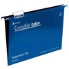 Rexel Crystalfile Extra Suspension File Polypropylene 15mm V-base