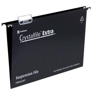 Rexel Crystalfile Extra Suspension File Polypropylene 30mm Wide base
