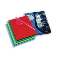 Rexel Cut Flush Folder Polypropylene Copy-secure Embossed Finish A4