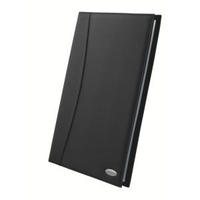 Rexel Display Book Soft Touch 24 Pockets A4 Smooth Black Ref 2101185