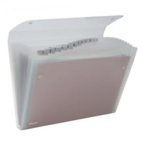 Rexel Ice Expanding Files Durable Polypropylene With Tabs 13 Pockets