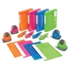 Rexel Ice Polypropylene Elasticated 4-Fold A4 File Assorted Colours