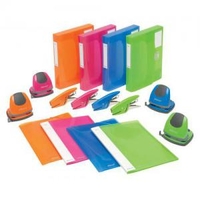 Rexel Ice Polypropylene Elasticated 4-Fold A4 File Assorted Colours
