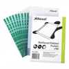 Rexel Polished Pocket Reinforced Green Strip Top-opening 80 Micron A4