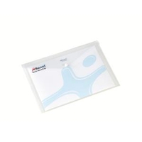 Rexel Popper Wallet Folder Polypropylene A4 Translucent White Ref