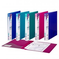 Ring Binder 2ring A4 Astd Pack of 10