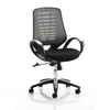 Sprint Task Operator Chair Airmesh Seat Silver Back With Arms
