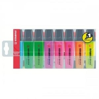 Stabilo BOSS ORIGINAL 2-5mm Chisel Tip Highlighters Assorted 1 x Pack
