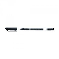 Stabilo Sensor Fineliner Bright Pen Medium Black Pack of 10 18746