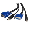 Startech 10ft 2in1 Universal USB KVM Cable 8STSVUSB2N110
