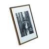 TPAC Photo Album Pinstripe Certificate Frame A4 BlackGold PACFA4B