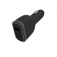 USB C PD60 USB A Car Charger Space Grey 8KTPRCCCAPD60SG