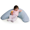 V Pillow - Back & Nursing Snuggly Soft Baby Fleece Baby Blue