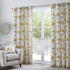 Dacey Ready Made Eyelet Curtains Ochre