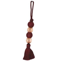 Earle Key Tassel Burgundy