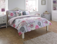 Eden Printed Bedding Set Pink