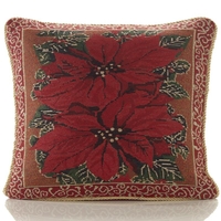 Festive Tapestry Christmas C/Cover Red