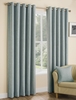Huxley Ready Made Lined Eyelet Curtains Duck Egg