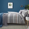Kintyre Stripe Bedding Set Charcoal