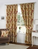 Natural Amsterdam Tulip Tapestry Ready Made Lined Curtains