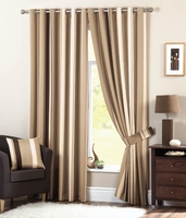 Natural Whitworth Ready Made Eyelet Curtains