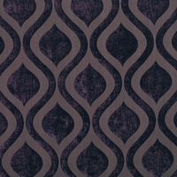 Plum Horizon Curtain Fabric