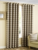 Silver Artez Ready Made Lined Eyelet Curtains