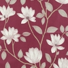 Teaberry Magnolia Curtain Fabric