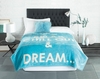 Turquoise Relax Luxury Fleece Throw / Blanket