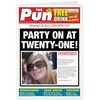 Hallmark 21st Birthday Pun Newspaper Spoof Card