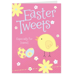 Hallmark Easter Tweets Card with Chick and Eggs