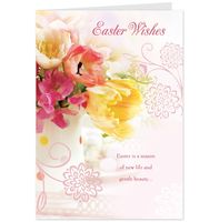 Hallmark Easter Wishes Card with Flowers