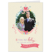 Hallmark Editable Anniversary Photo Upload Card