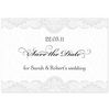 Hallmark Elegant Save The Date Wedding Postcard