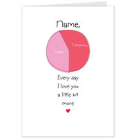 Hallmark Every Day I Love You A Bit More Valentines Card