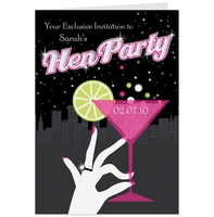 Hallmark Exclusive Hen Party Invitation